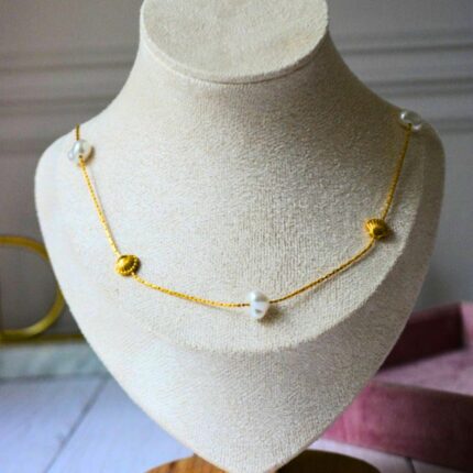 Collar mar y perlas